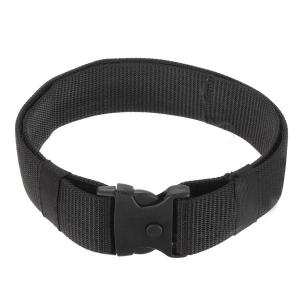 Military Police Adjustable Fastener Dual-Safety Tactical Nylon Belt