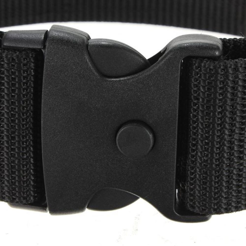 Military Police Adjustable Fastener Dual-Safety Tactical Nylon Belt