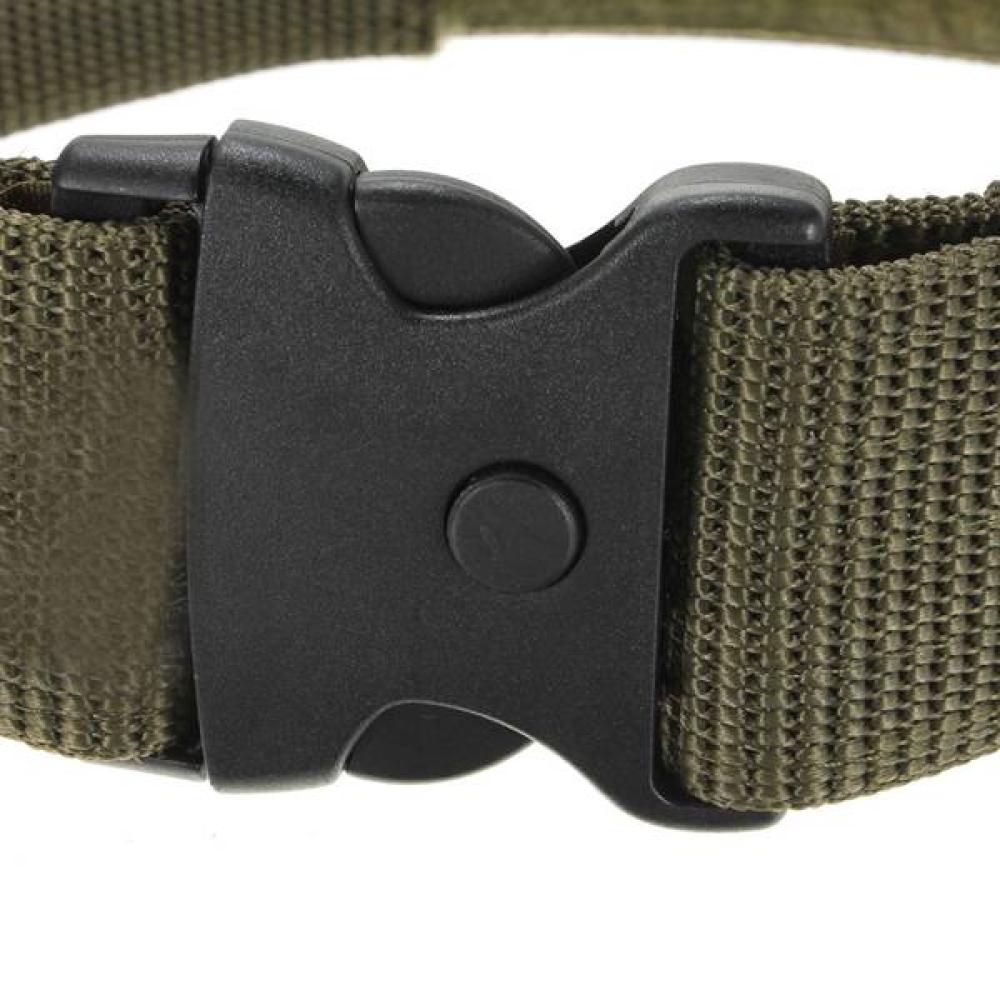 Military Police Adjustable Fastener Dual-Safety Tactical Nylon Belt