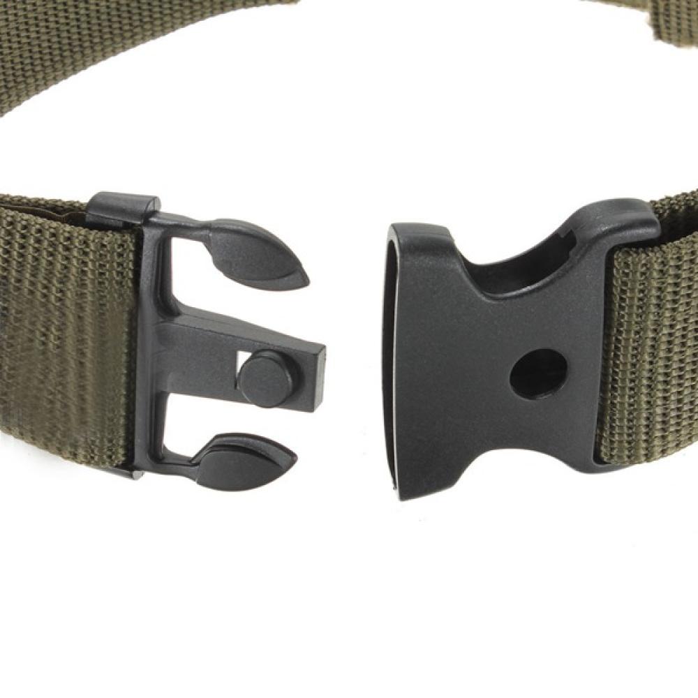 Military Police Adjustable Fastener Dual-Safety Tactical Nylon Belt