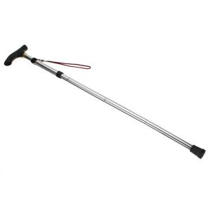 4 Sections Rubber Ferrule Aluminium Walking Stick for Outdoor Sports