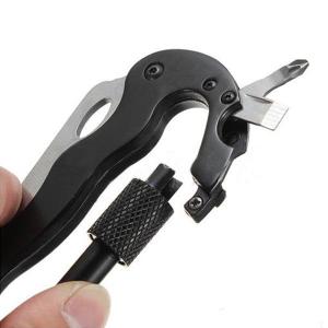 Multi Function Outdoor Tool, Climbing Hook With Screw Driver And Bottle Opener