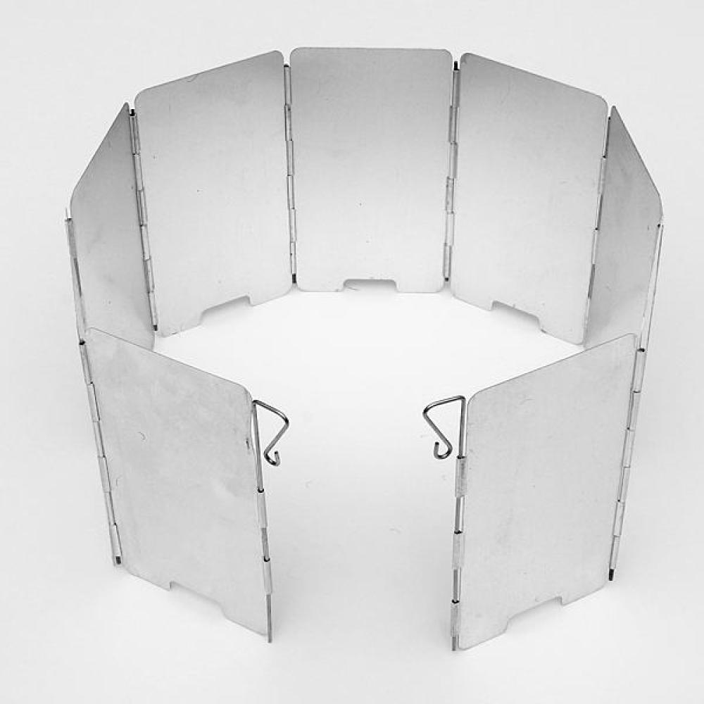Camping Foldable Aluminum Plates BBQ Stove Wind Shield