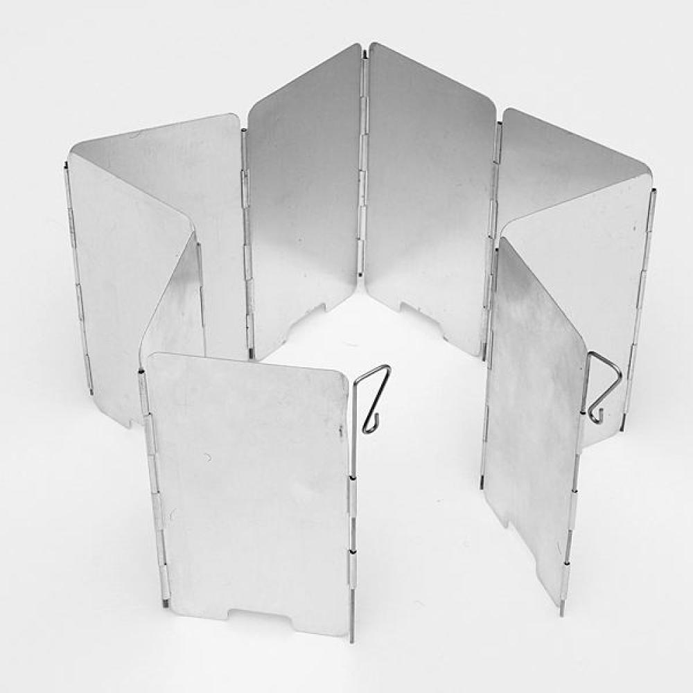 Camping Foldable Aluminum Plates BBQ Stove Wind Shield