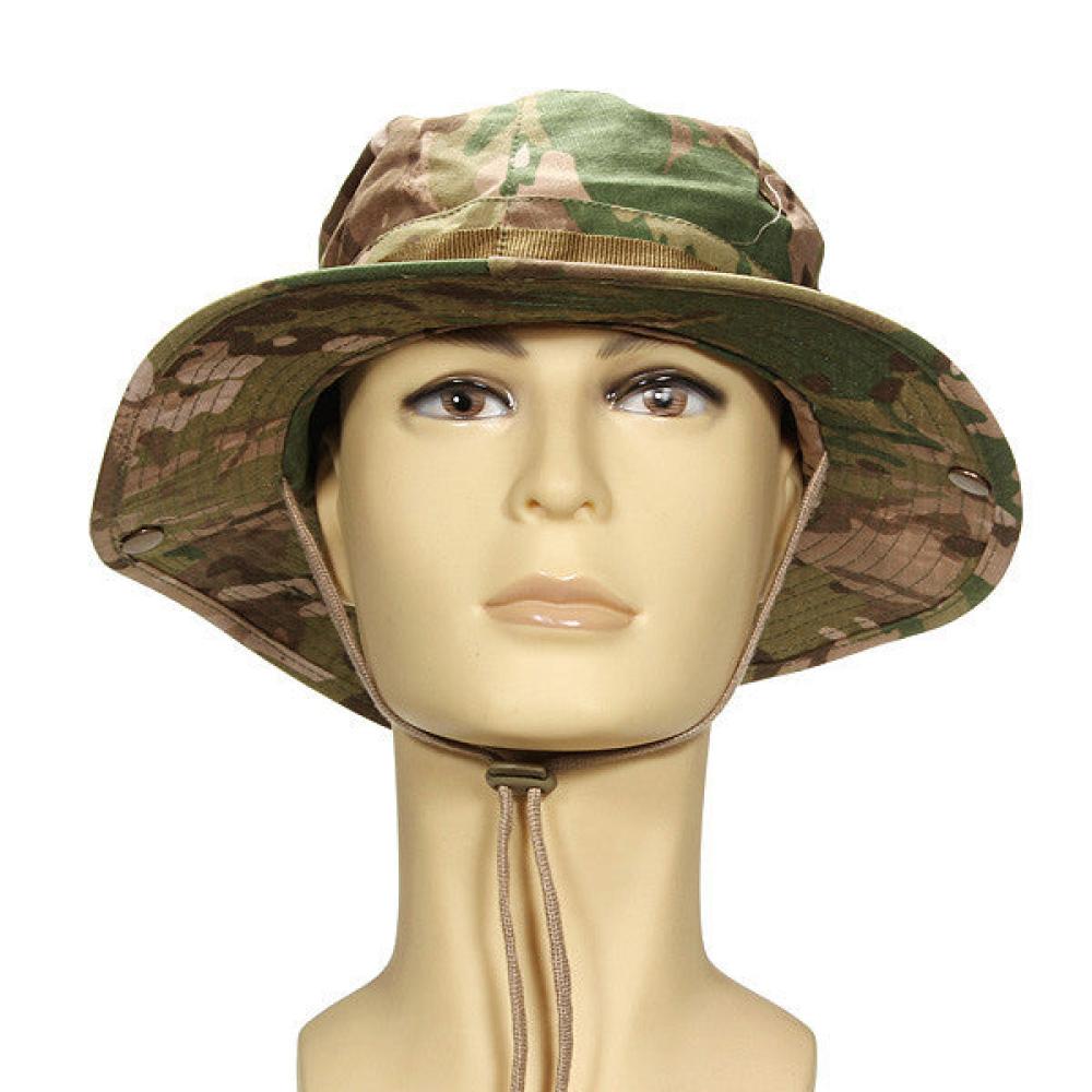 Tactical Combat Camo Hiking Cap Outdoor Army Sun Block Hat Cap Hiking