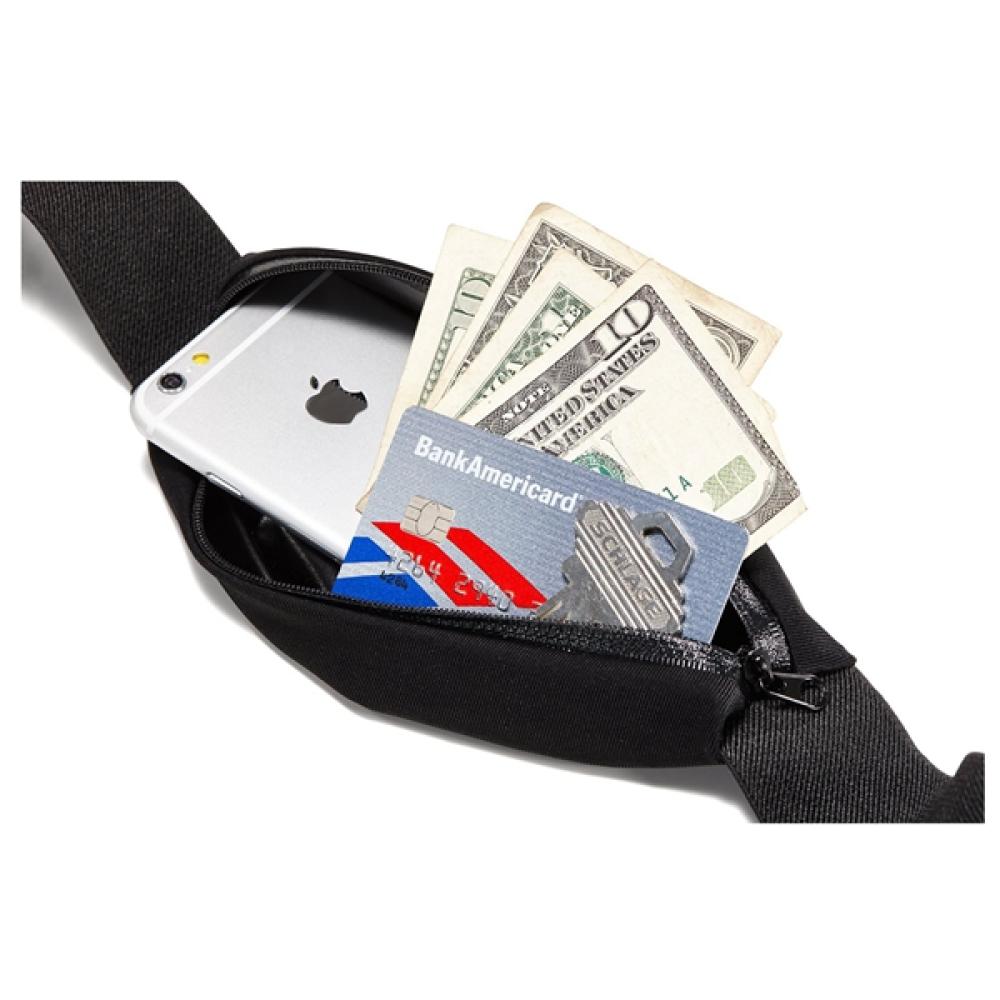 Zip Pocket Hidden Travel Waist Money Belt Wallet Ticket Protect