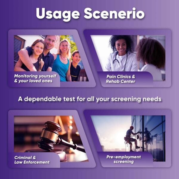 Prime Screen [5 Pack] 6 Panel Urine Drug Test Kit (THC-Marijuana, BZO-Benzos, MET-Meth, OPI, AMP, COC), WDOA-264 - Image 6