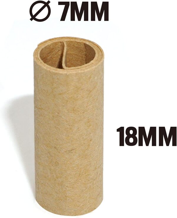 Natural Unbleached Pre-Rolled Filter Tips, Ø7mm - Bottle of 500 Tips - Image 3