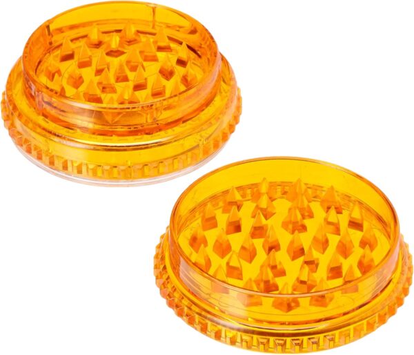 Stortz & Bickle Volcano Plastic Herb Grinder, 2.3, Orange - Image 2