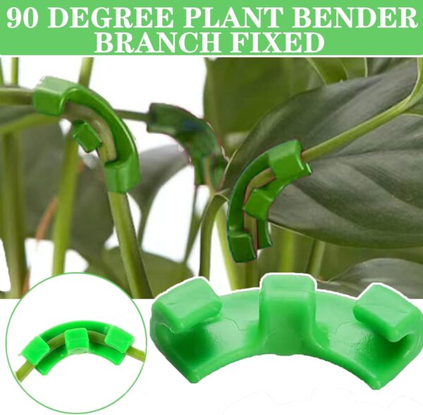 40pcs Plant Bender, Plant Training Clips, Lst Clips for Low Stress Training Plant Stem Support, Trellis Clamps for Climbing Plants Garden Plant Grow Tools(Red and Green) - Image 3