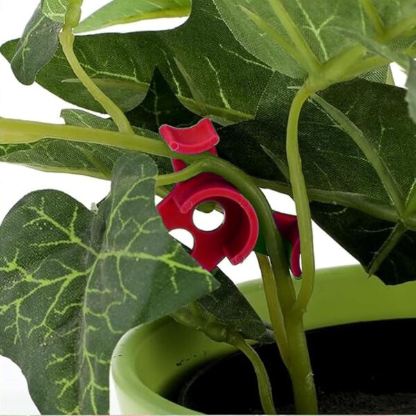 40pcs Plant Bender, Plant Training Clips, Lst Clips for Low Stress Training Plant Stem Support, Trellis Clamps for Climbing Plants Garden Plant Grow Tools(Red and Green) - Image 6