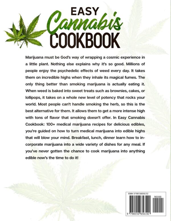 Easy Cannabis Cookbook: 100+ medical marijuana recipes for delicious edibles - Image 2