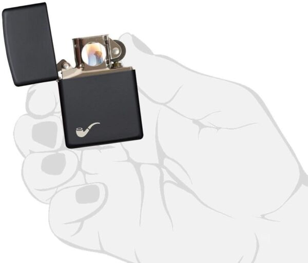 Zippo Pipe Lighter, Black Matte - Image 5