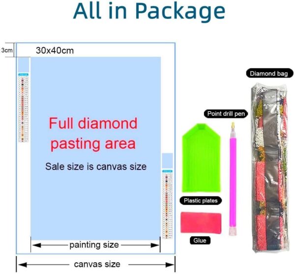 DIY 5D Diamond Art Painting Kits for Adults Mosaic Marijuana Leaves Diamond Art Easy for Beginner Round Full Drill Cross Stitch Mosaic Gems Craft for Home Decoration 30x40(1) - Image 4