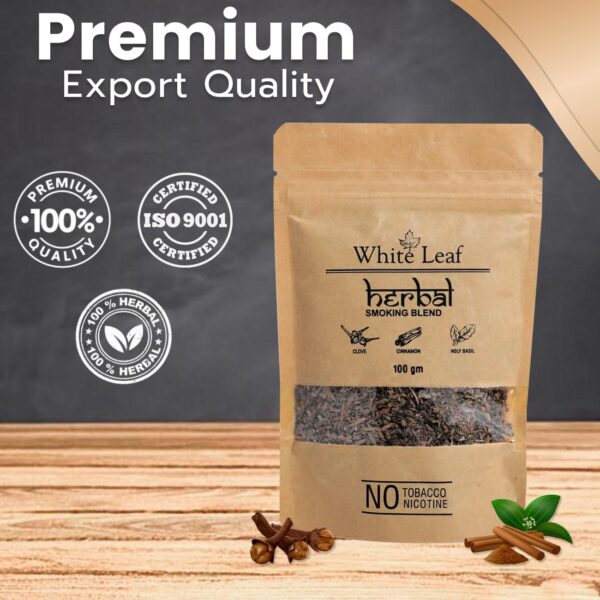 Tobacco & Nicotine Free Smoking Mixture with 100% Natural Herbal Smoking Blend 1 Pack (1 oz/ 30g) - Image 5