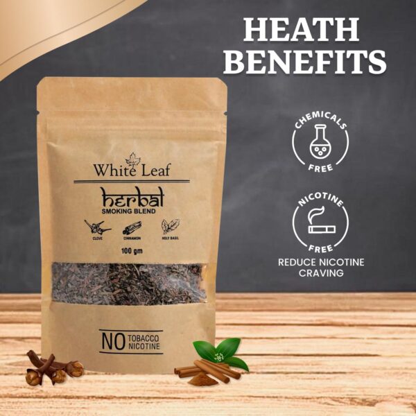 Tobacco & Nicotine Free Smoking Mixture with 100% Natural Herbal Smoking Blend 1 Pack (1 oz/ 30g) - Image 6