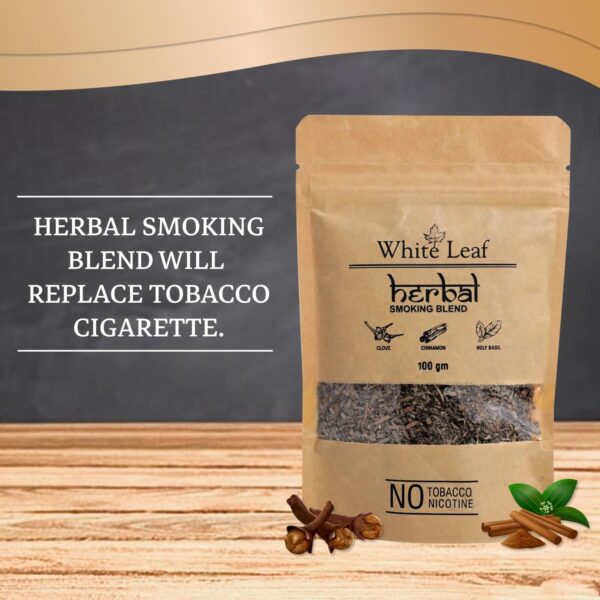 Tobacco & Nicotine Free Smoking Mixture with 100% Natural Herbal Smoking Blend 1 Pack (1 oz/ 30g) - Image 7