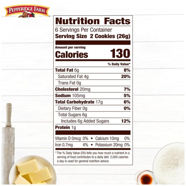 Pepperidge Farm Dublin Shortbread Cookies, 5.5 Oz Bag - Image 3