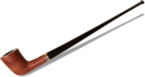 Capo Lily Tobacco Pipe Set, Handmade Pear Wood Churchwarden Kit with Accessories - Image 5