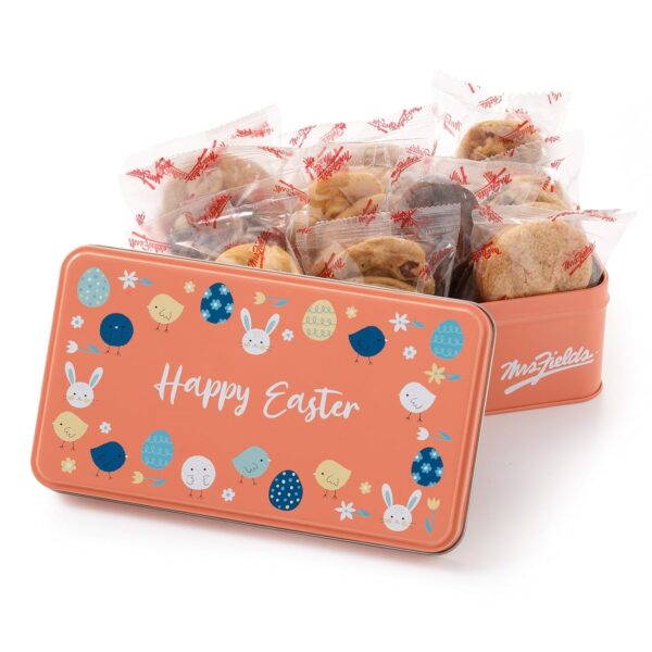 Mrs. Fields - Easter Happiness Cookie Tin, Assorted with 30 Nibblers Bite-Sized Cookies in 4 Signature Cookie Flavors - Image 3
