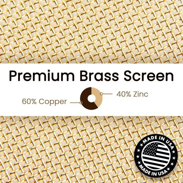 Gold Lion Gear Grimm SUPA 50 Brass Pipe Screens | 3/4" Filters | Pipe Bowl Screens and Accessories - Image 2