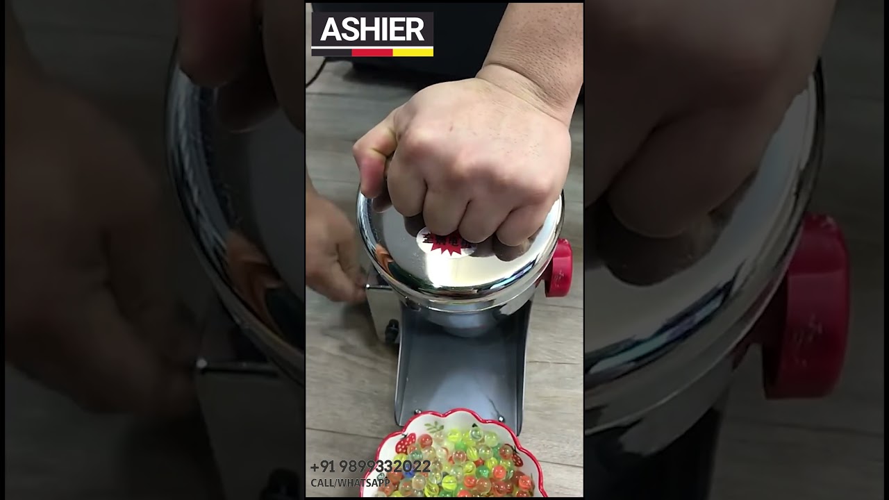 SPICE HERB GRINDER HEAVY DUTY ASHIER | PERFORMANCE DEMO VIDEO