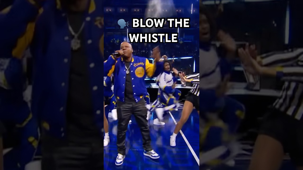 Too Short performs “blow the whistle” at the 2025 #NBAAllstar game