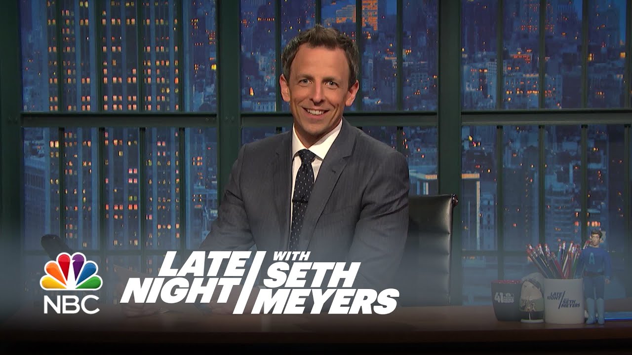 Seth's Favorite Jokes of the Week: Marijuana Poll, George W. Bush - Late Night with Seth Meyers