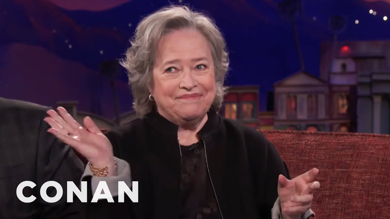 Kathy Bates: "You Don’t Have To Get Wacked" On Weed | CONAN on TBS