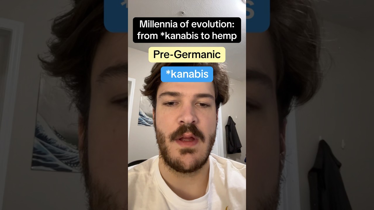 The "Cannabis-Hemp" connection #linguistics #etymology #history