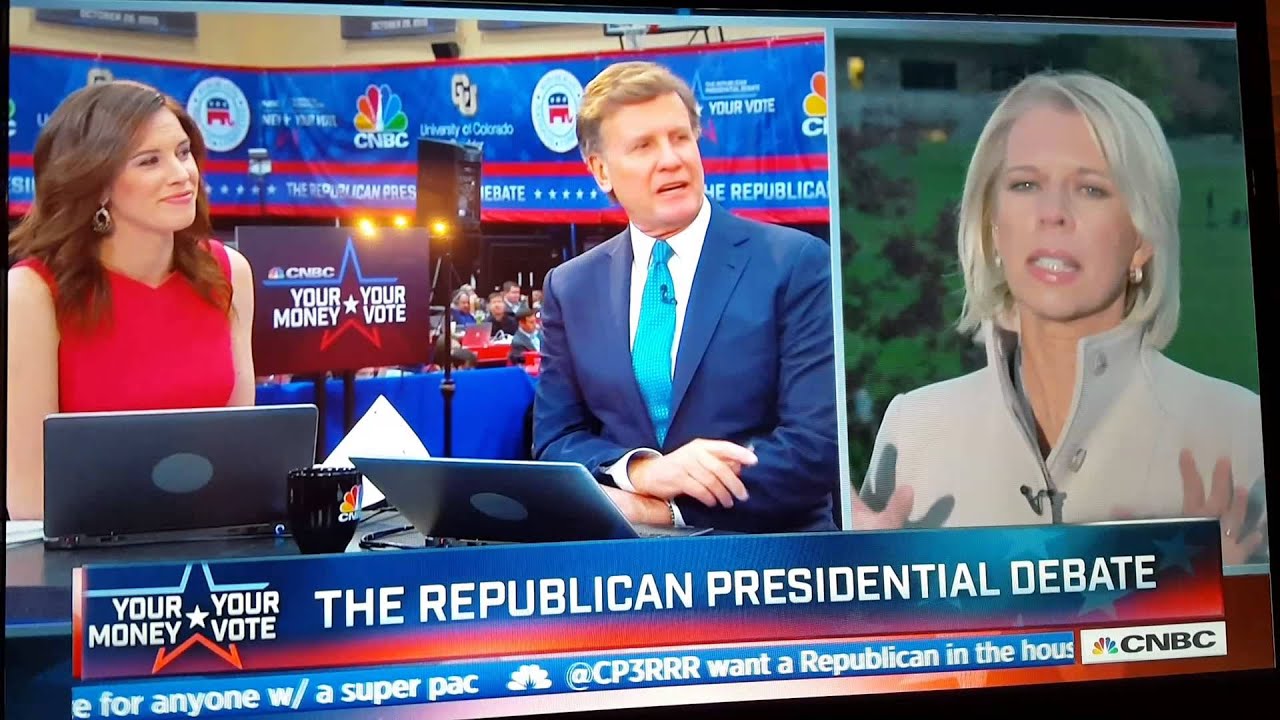 Weed Joke by CNBC Host @ Republican Debate Preshow