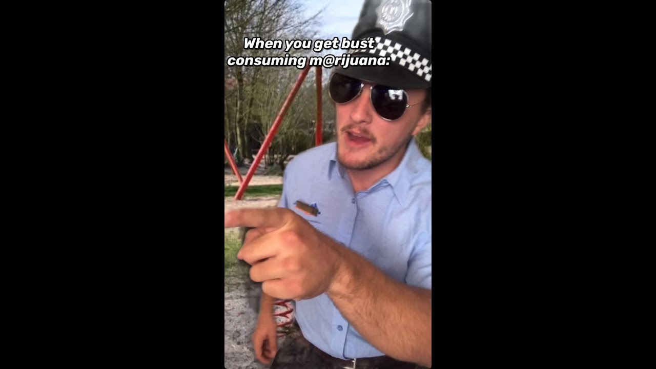 COP CATCHES KIDS SMOKING MARIJUANA!! #shorts