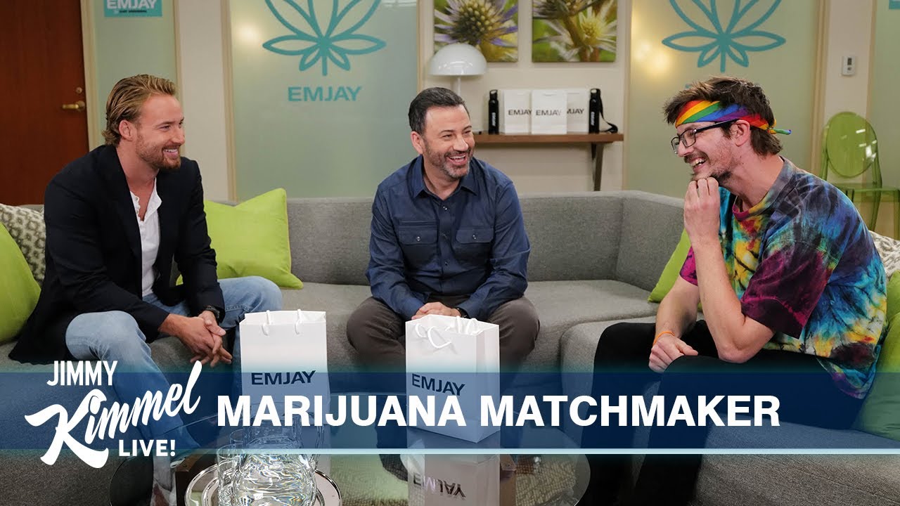 Jimmy Kimmel Helps Freddie the Stoner Interview for a Weed Internship