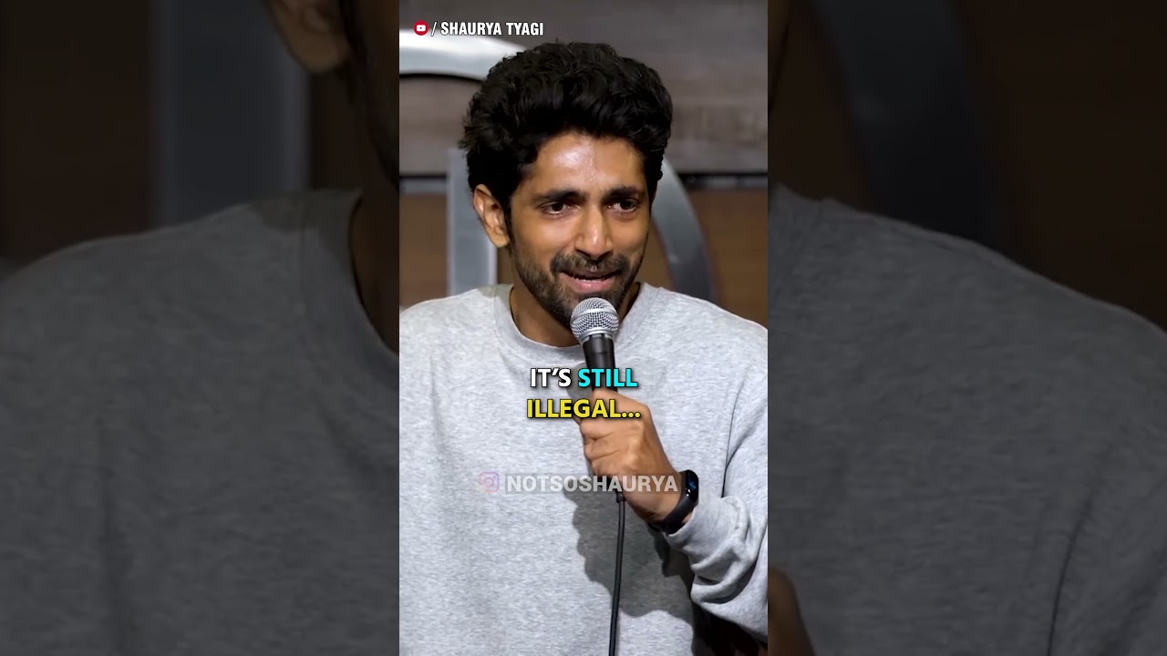 "Religion divides Marijuana Unites" #standupcomedy #comedyshorts #standup #shauryatyagi #shorts
