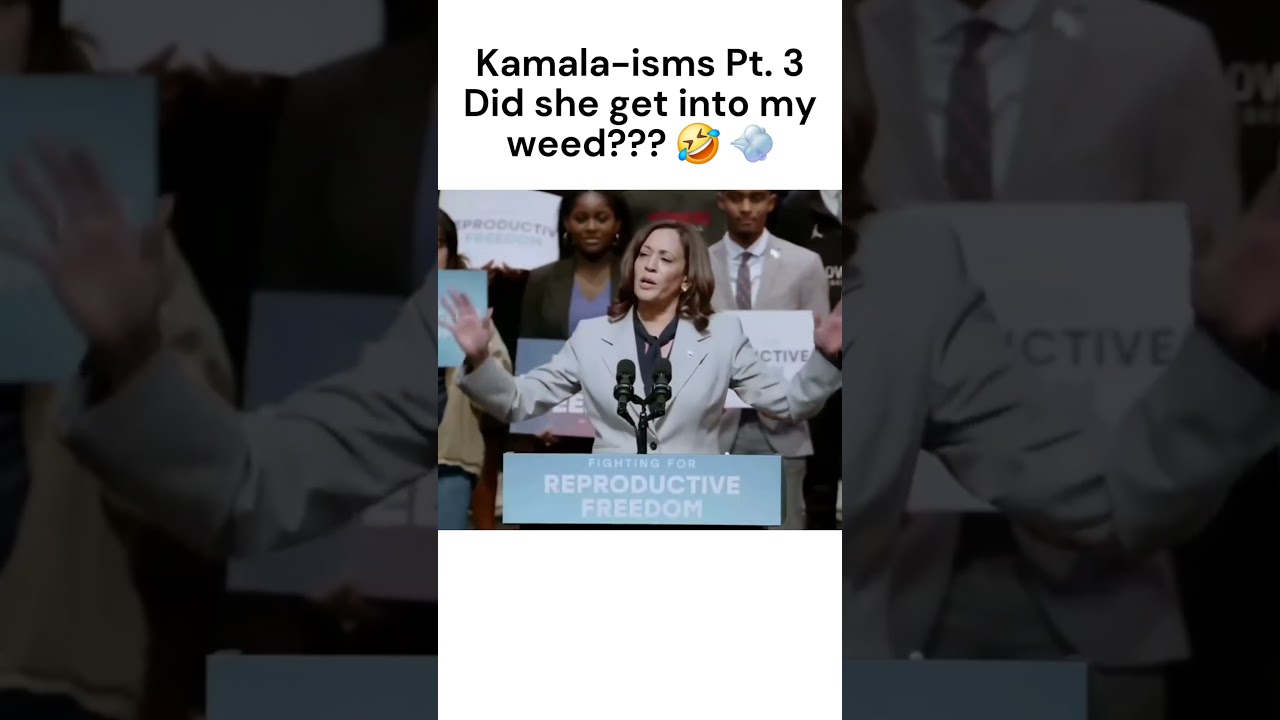 Stay off the WEED, Kamala! #shorts #funny #memes #kamala