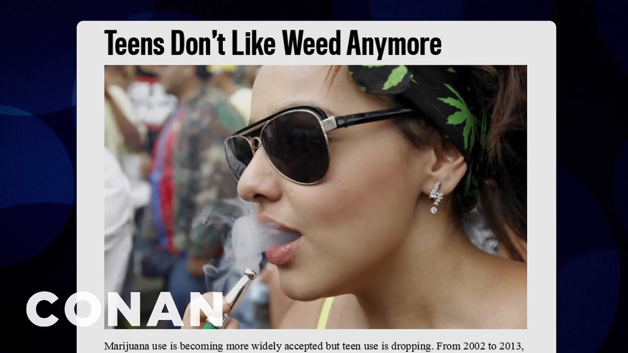 Teens Don't Like Weed Anymore | CONAN on TBS