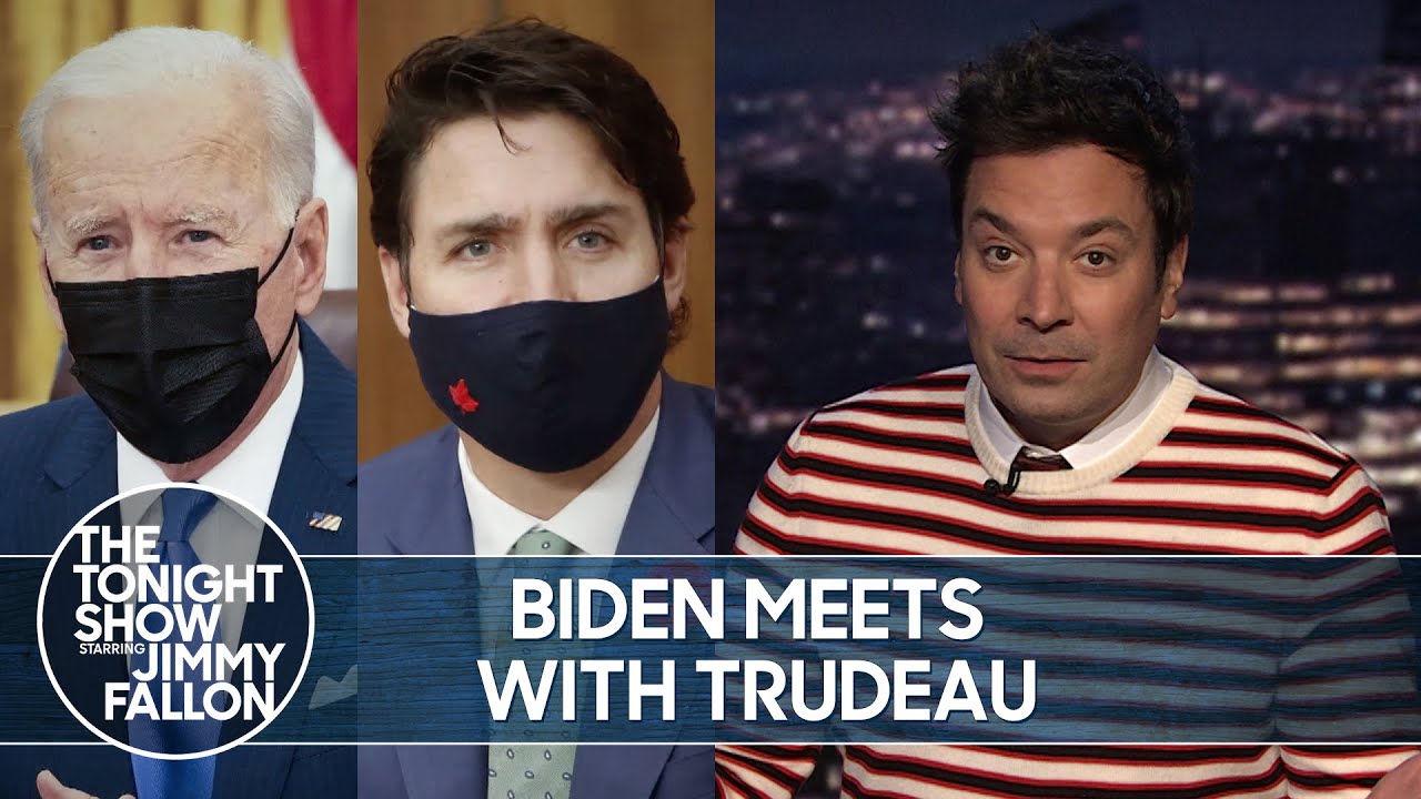 Biden Meets with Trudeau, New Jersey Legalizes Marijuana | The Tonight Show