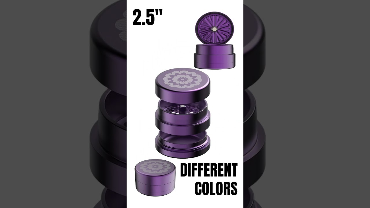 Flower Mill Grinder 2.5 inch Next-Gen Standard Herb Grinder