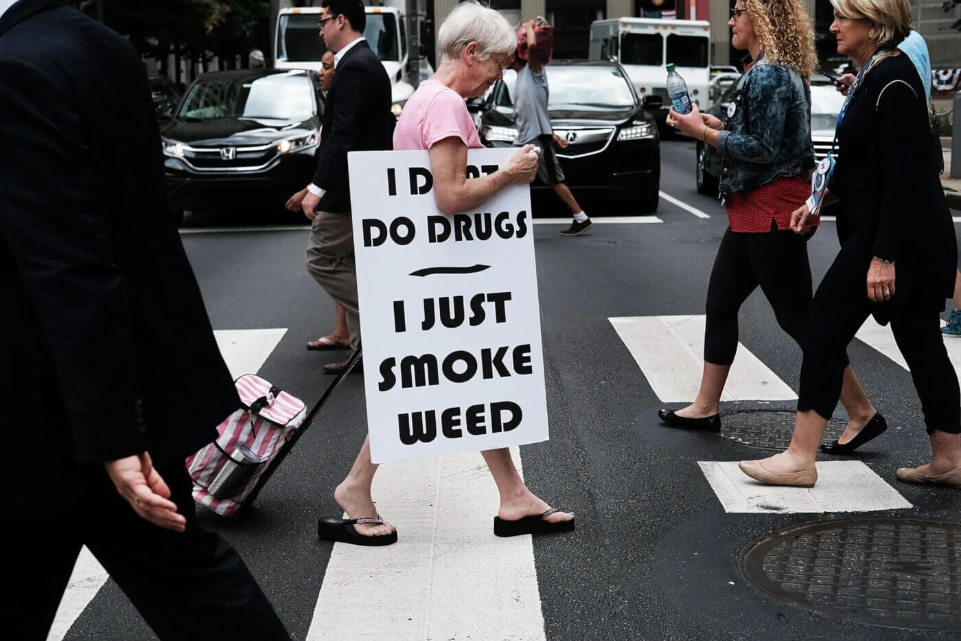 Protesters Demonstrate In Philadelphia During The Democratic National Convention