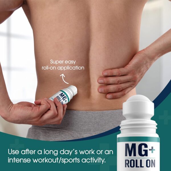 MARS WELLNESS MG+ Cooling Roll on Pain Relief (3 oz) – Fast Acting Arnica Roll on 5% Menthol Magnesium & Arnica – Penetrating Menthol RollOn Topical Pain Relief, Aches, Sore Muscle Pain - Image 5