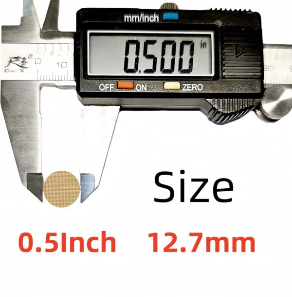 200 pcs 1/2 Inch Premium Thick Brass Pipe Screens, 0.5" Premium Pipe Screen Filters with Metal Storage Box - Image 3