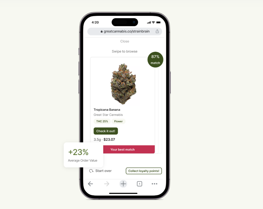 StrainBrain delivers cannabis industry AI breakthrough to help dispensaries increase revenue, conversion rates  — Greenway Magazine