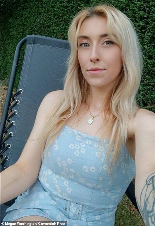 Megan Washington, 26, was stopped by police after a tip-off she might have been smoking cannabis before getting behind the wheel