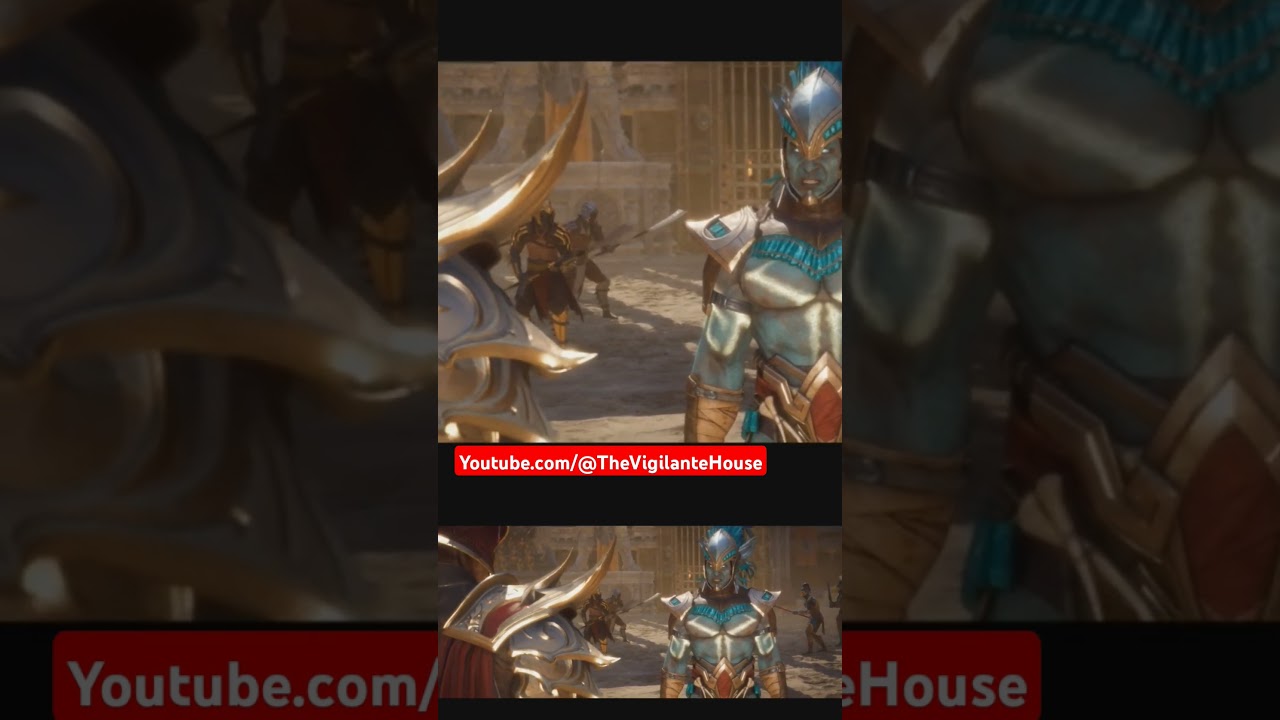 The Best MK11 Cutscene Movie Clip | Kotal offers Shao Khan refuge. #Gameclips #gaming #MK11 #Shorts