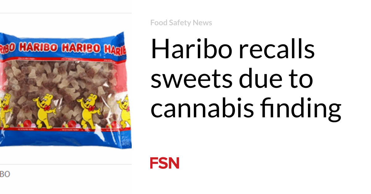 Haribo recalls sweets due to cannabis finding