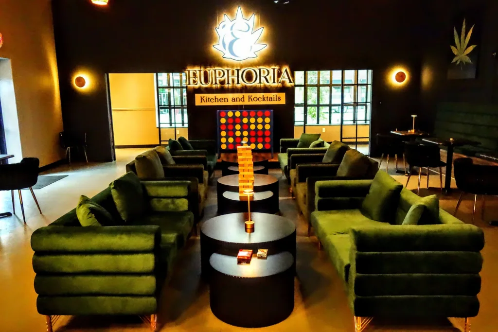 Euphoria Kitchen + Kocktails serves cannabis-infused food and drinks in the East Loop