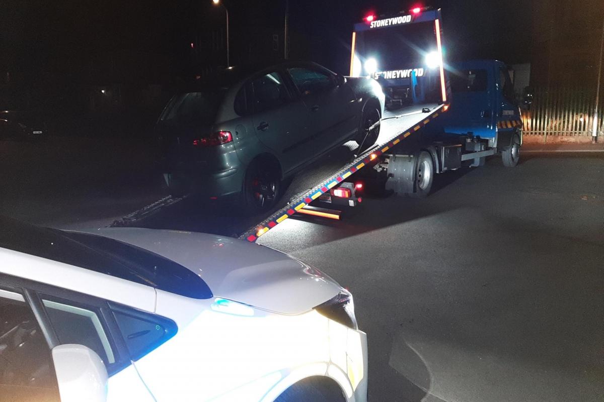 Car seized with cannabis inside seized by Bradford police for multiple offences