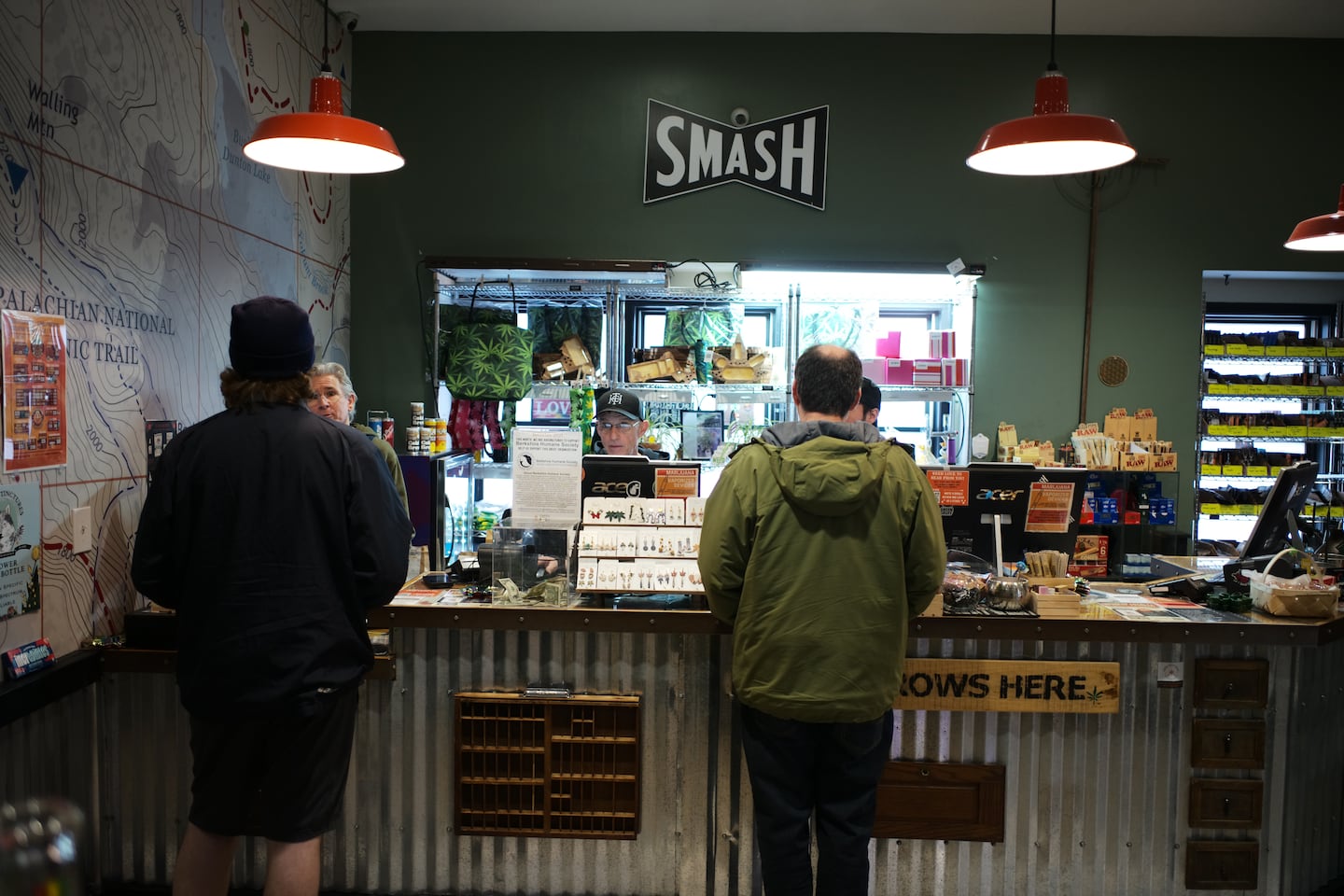 A view inside the Canna Provisions dispensary in Lee, Mass., on Jan. 26, 2024.