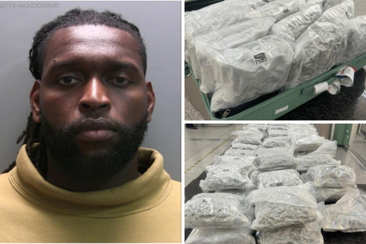 Ex-Arsenal prodigy jailed for plot to smuggle £600k cannabis through Essex airport
