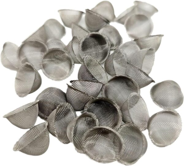 Pipe Screens 3/4 Inch 0.75 Inch 40 Pieces Adjustable Tapered Design Bowl Screens, 100% Stainless Steel Mesh - Image 4
